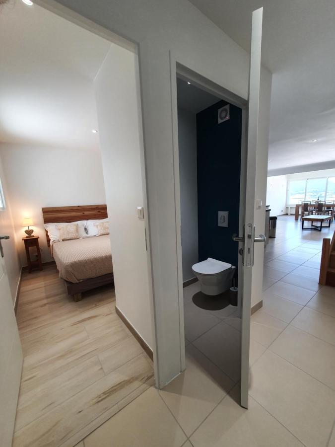 Pinel Superbe Appartement En Residence Vue Mer Cul de Sac Luaran gambar